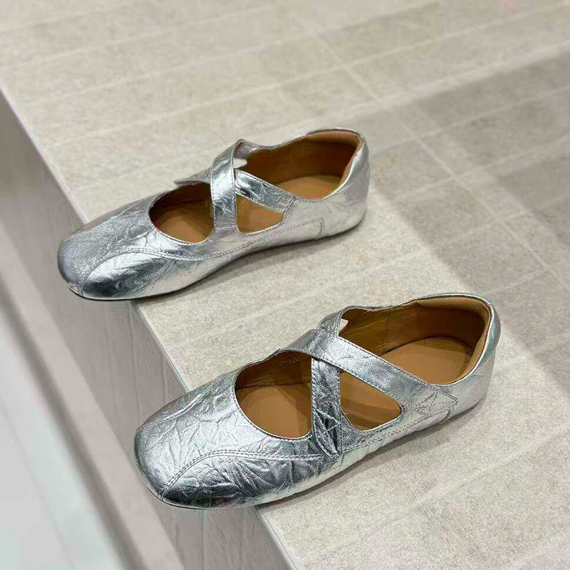 女性のスニーカーフラットスポーツシューズファッションローファー革靴夏-2026-ブランドウォーキングランニングシューズ浅いバレエザパトス