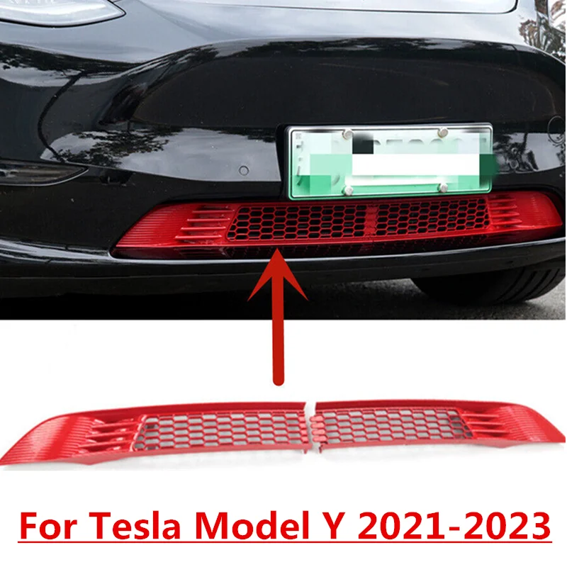 

Front Bumper Grille Guard Insect Middle Net Inlet Protection For Tesla Model Y