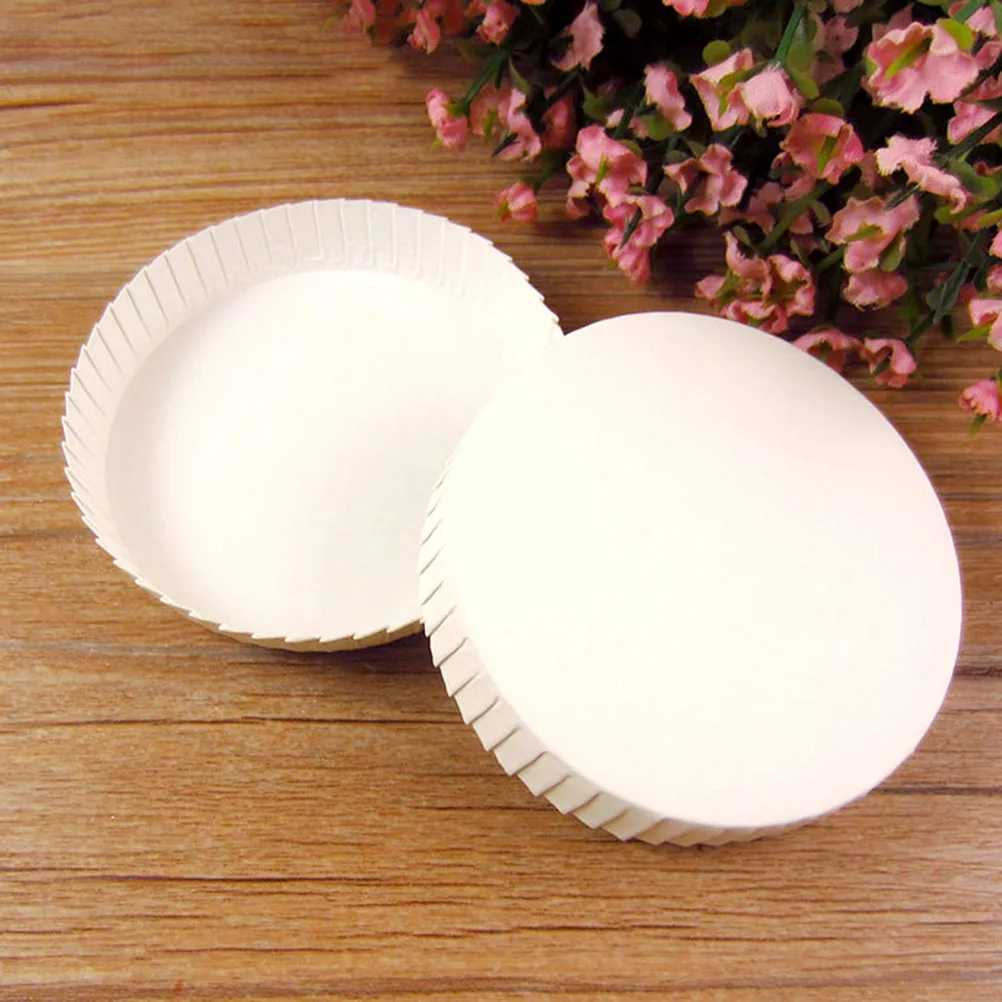 

200 Pcs Disposable Paper Cup Lids Coffee Tea Covers Halloween Jar Household Travel Kitchen Bar Supplies Safe Use Clean Beverages