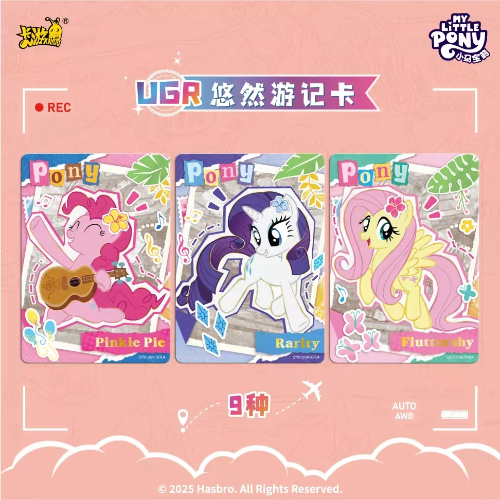 In Stock Card Game My Little Pony Fun Movie Pack Card 5th Bullet CR Genuine Anime Peripheral Card Collection Gift