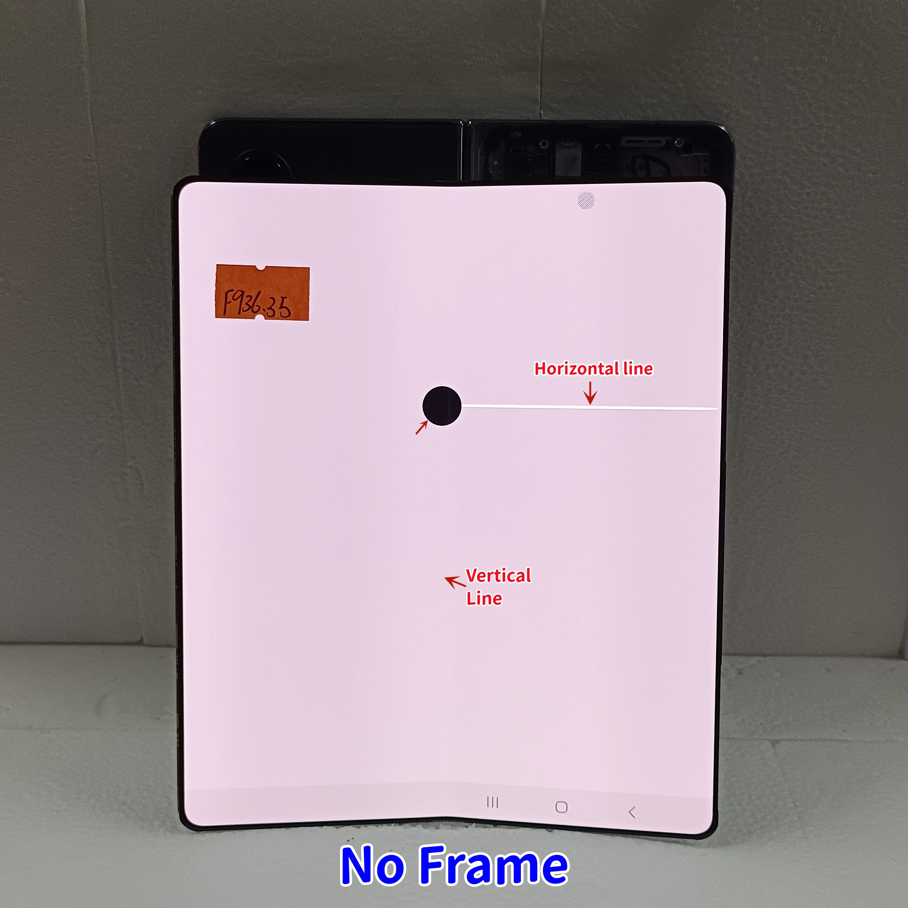 Pantalla LCD Amoled de 7,6 pulgadas para Samsung Z Fold 4 SM-F936B/DS F936U F936W, reemplazo de montaje de digitalizador, con defecto