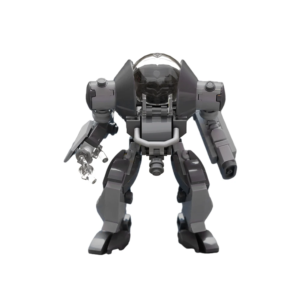 Moc Anime Mecha Krieger Modell Soldaten montieren Ziegel Roboter Action figur Blöcke Kinder Spielzeug Bausteine Kinder Geburtstags geschenk