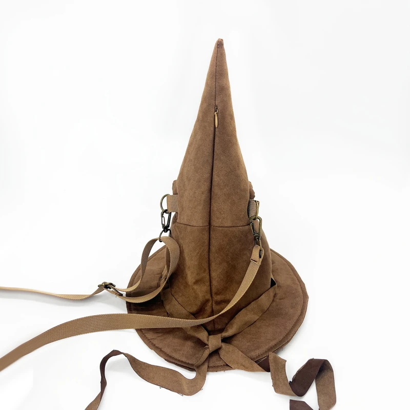 Witch Hat Bag Branch Hat Creative Peripheral Shoulder Carrying Bag Pottered Sorting Hat Magic Hat Fashion Crossbody Bag Gift