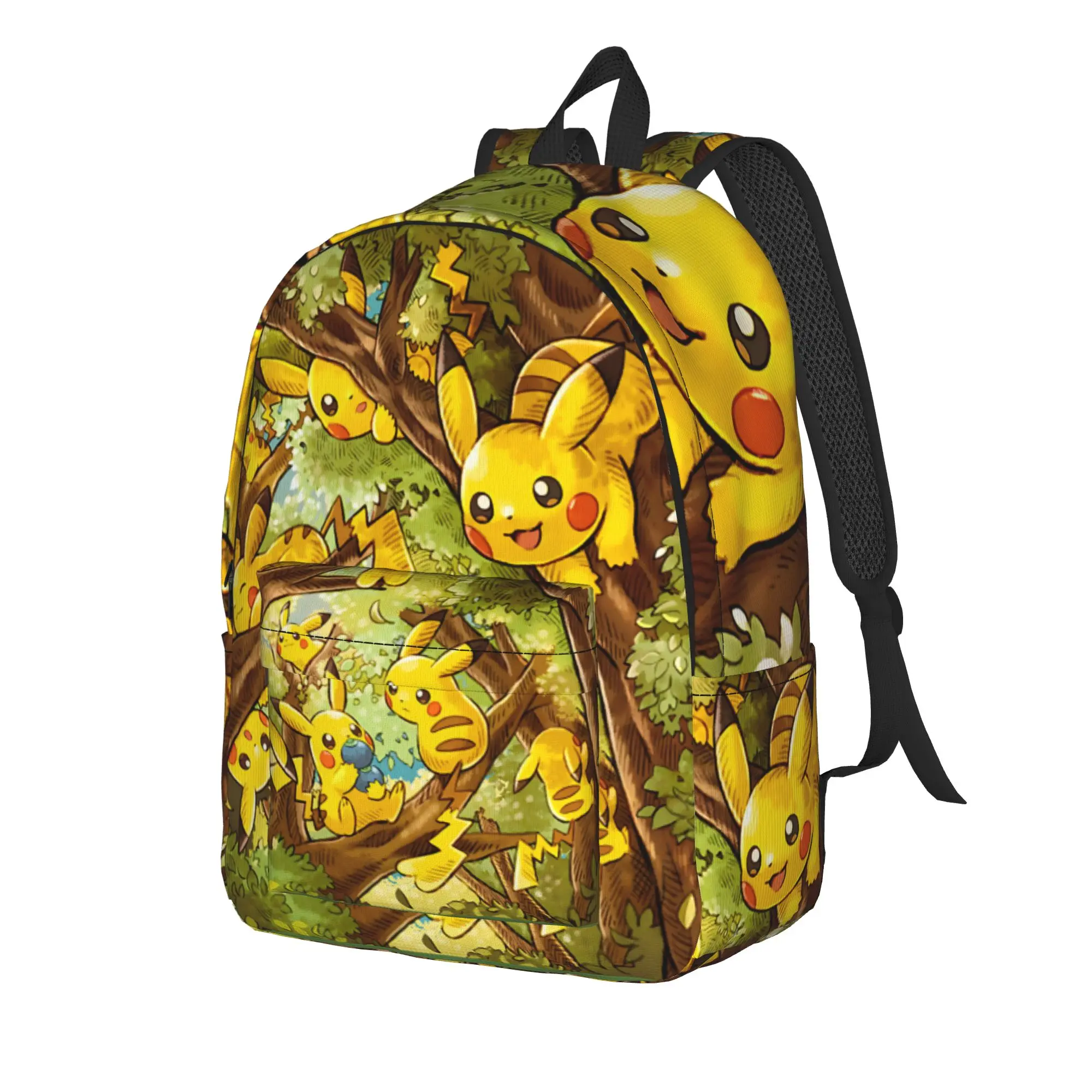 Fashion Pokémon characters Backpack funko Mochilas Kawaii Journey Retro Washable Rucksack