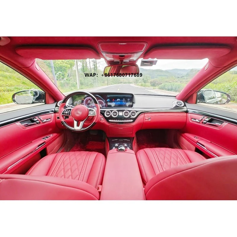 Kit de Upgrade de Interior S-Class W221-W223 Direto da Fábrica, Material Personalizável, Novos Acessórios de Interior para Carros
