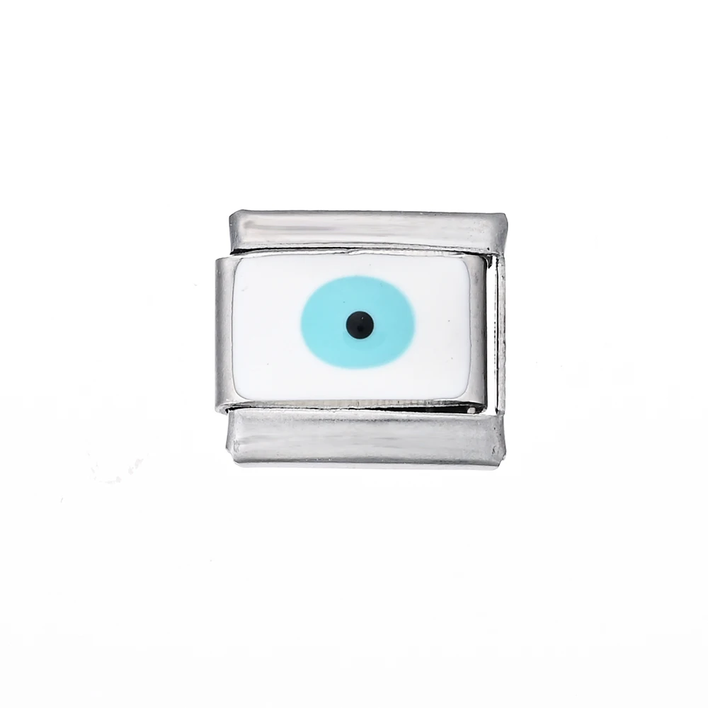 Evil Eye Stitching Bracelet Module for DIY Jewelry Making