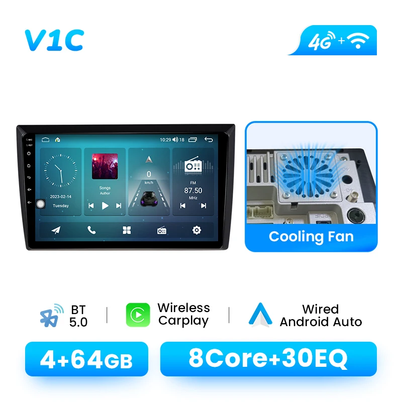 Autoradio Speler Voor VW Volkswagen Kever 2012-2018 Android 14 GPS Draadloze Carplay Navigatie DSP AI Voice audio Multimedia
