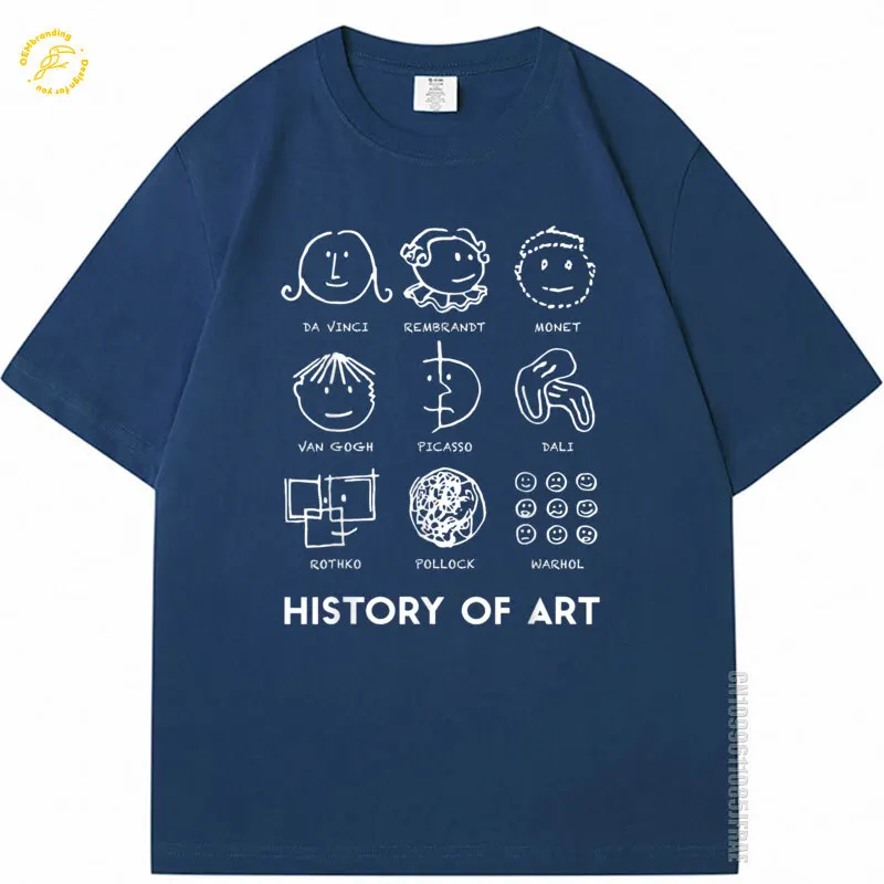 

History Of Art Tshirts For Teachers Students 2025 Hot Tee Men Womens Love Art Oversized T-Shirt 애니메이션 티셔츠 T Shirts Herren