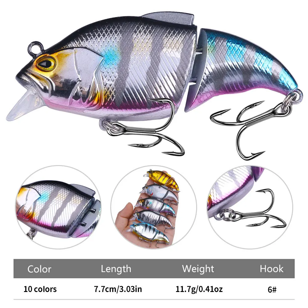 Señuelo Vib Crankbait de Hundimiento Lento para Lubina y Lucio - imagen 2