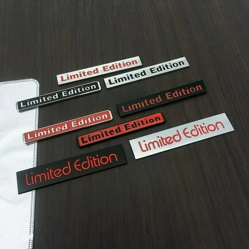 

High-quality Car Modification Metal 3D Stickers Limited Edition Body Decoration Scratches Cover Car Parts Accessories