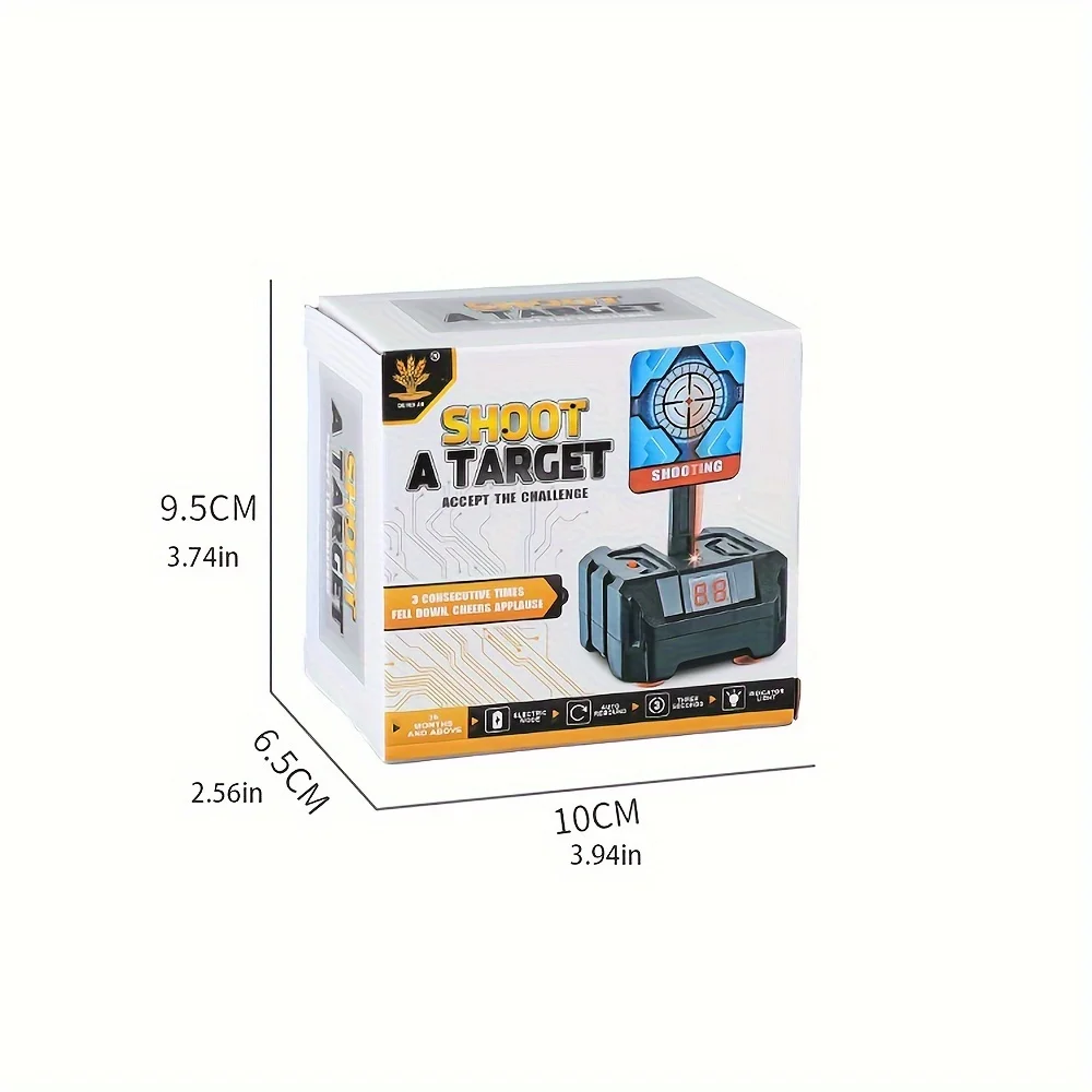 The electronic scoring target can be assembled into multiple toy gun shooting training targets, and the practice target is small