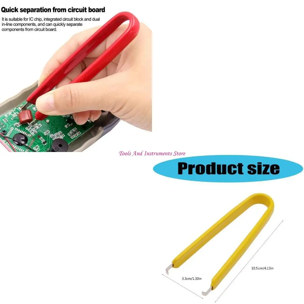 

Precise IC Puller Stainless Steel and Plastic IC Extractor for Circuit Board and Chip Extraction Perfect for Repair Man C7AC