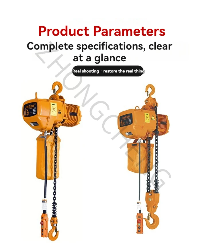 Electric hoist 220V 0.5T1 ton fixed operation lifting crane Chain Hoist Crane Fixed Single Chain Industrial Hoist Chain Hoist Li