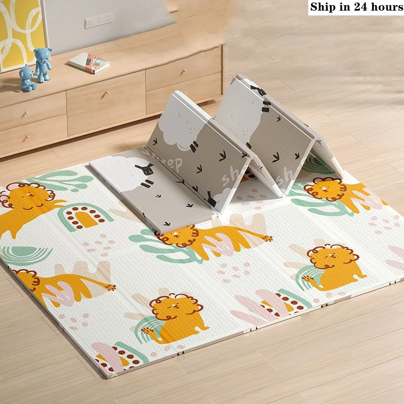 

Baby Play Mats Foldable Xpe Puzzle Mat Educational Children's Carpet in The Nursery Climbing Pad Kids Rug Activitys Games Toys