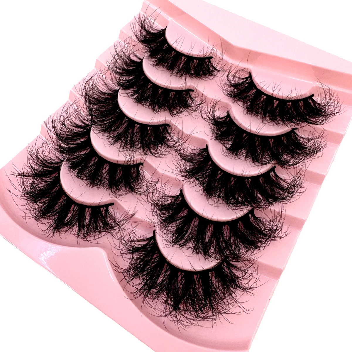 AMSDCN Fluffy long lashes 3D Faux Mink Lashes Natural False Eyelashes Dramatic Soft Volume Lashes Eyelash Extension Makeup