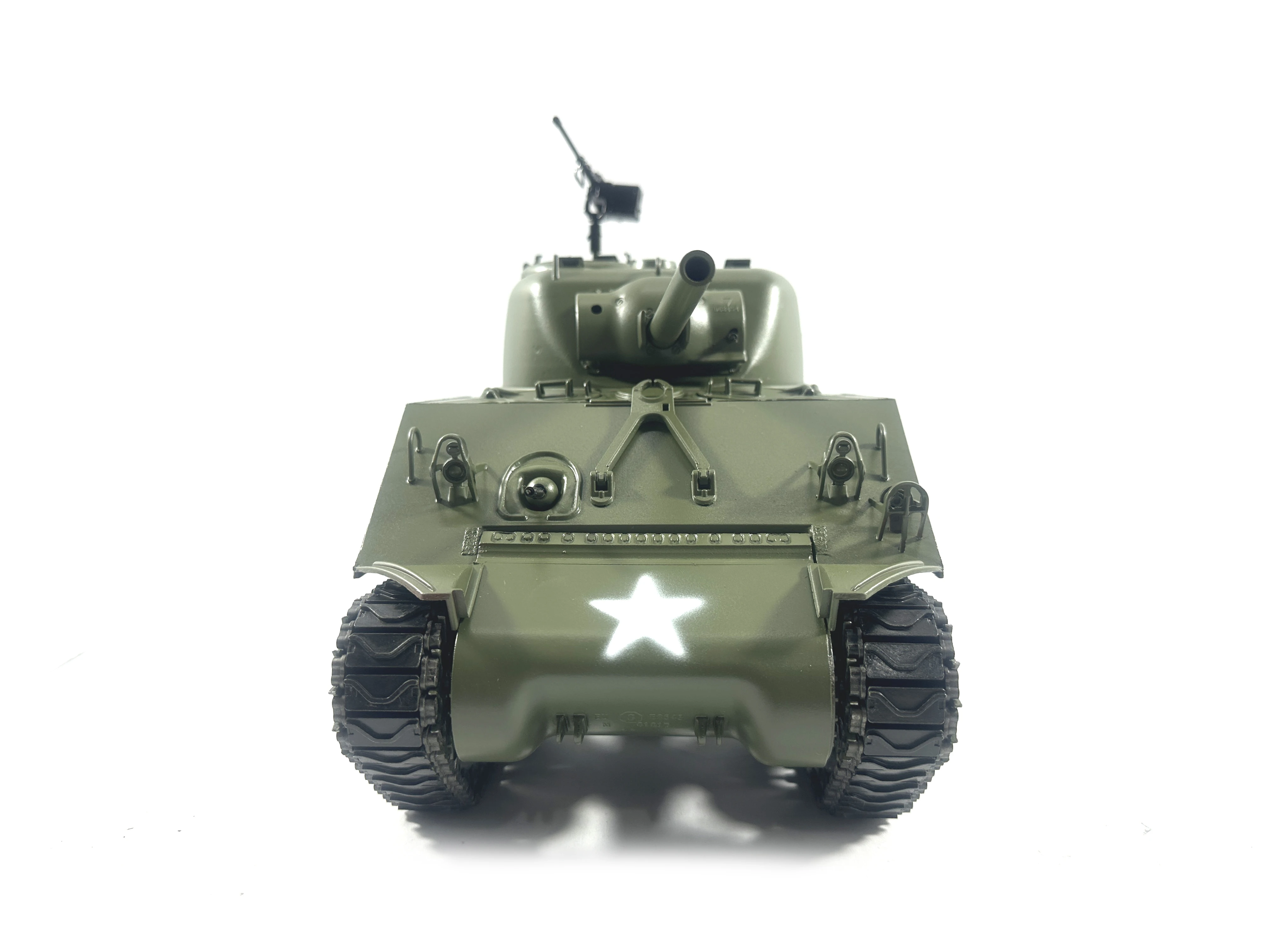 MATO World War II M4A3(75)W Sherman 100% Complete Metal Remote Control Recoil Barrel Infrared Battle Tanks 1/16 Scale