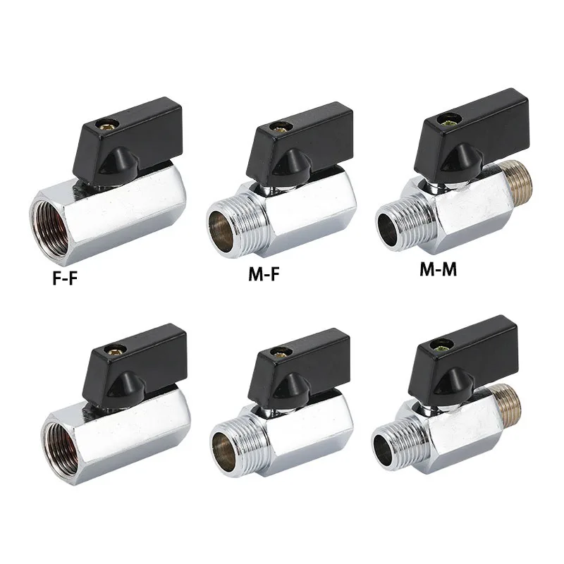 Pneumatic Brass small mini ball valve1/8