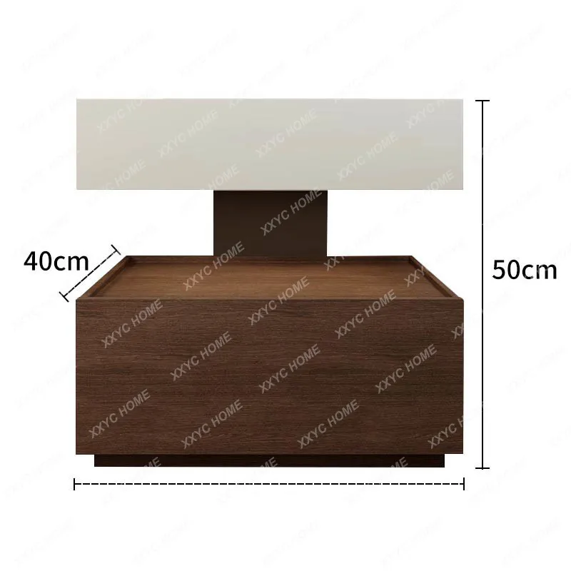 Minimalist Aesthetic Nightstand Unique Creative Italian Style Bedside Table  Dormitorio Bedroom Furniture