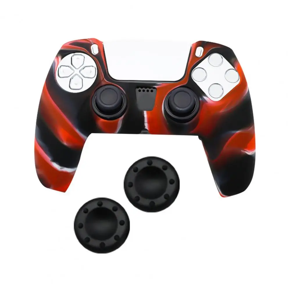 Capa protetora resistente ao desgaste superfície lisa console jogo macio console de jogo capa protetora de silicone para ps5