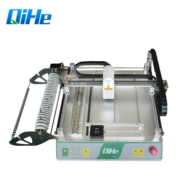 Free Shipping Cost Automatic SMT Led Assembly Line Mounting P&P Machine Mini Pick and Place Robot With HD Camera