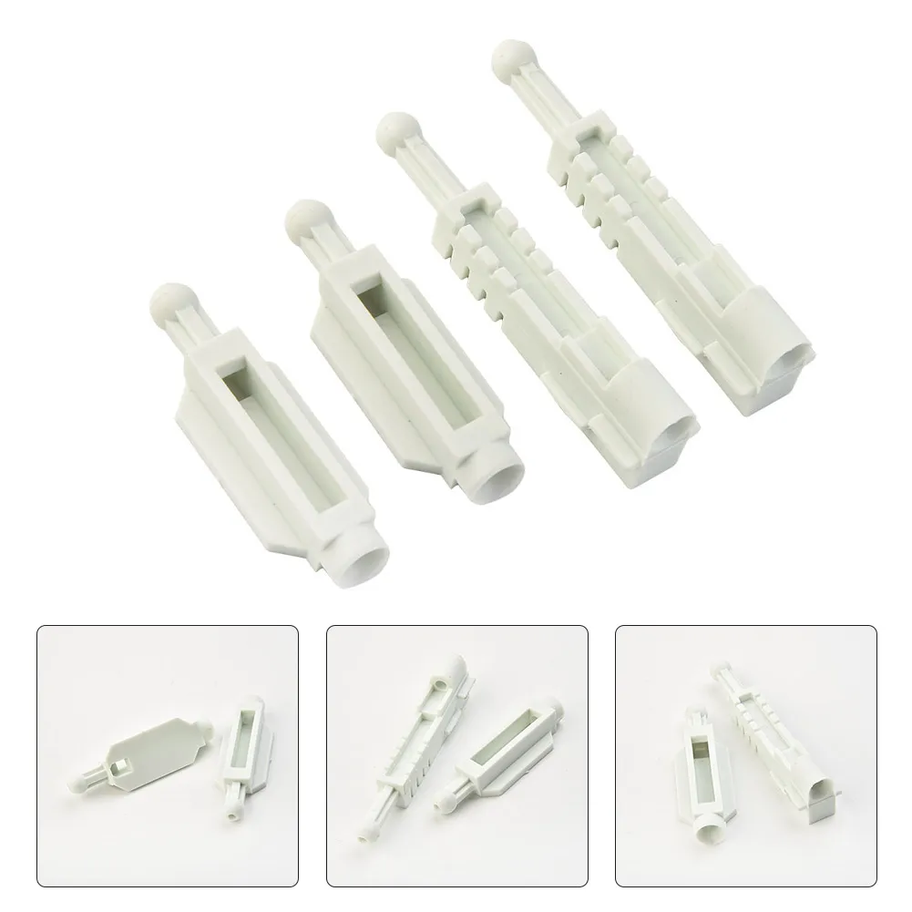 

For BMW E39 5 Series Headlight Regulator Mounting bracket Frame White 4Pcs Kit Parts Plastic Protection Replacement New