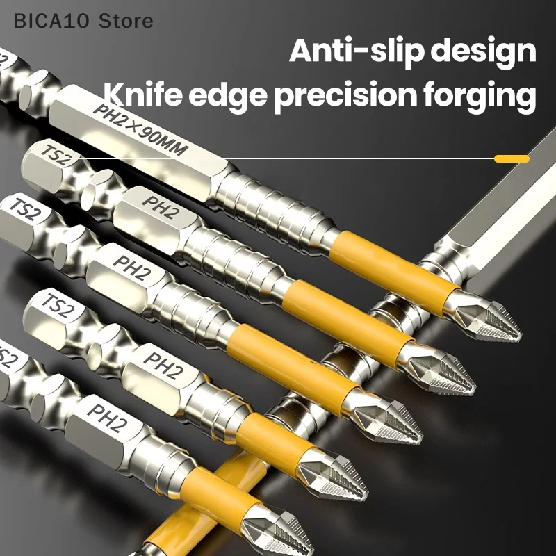 Threaded Cross Non-slip Toothed S2 Alloy Material Special Original High Impact Hand Drill Bit