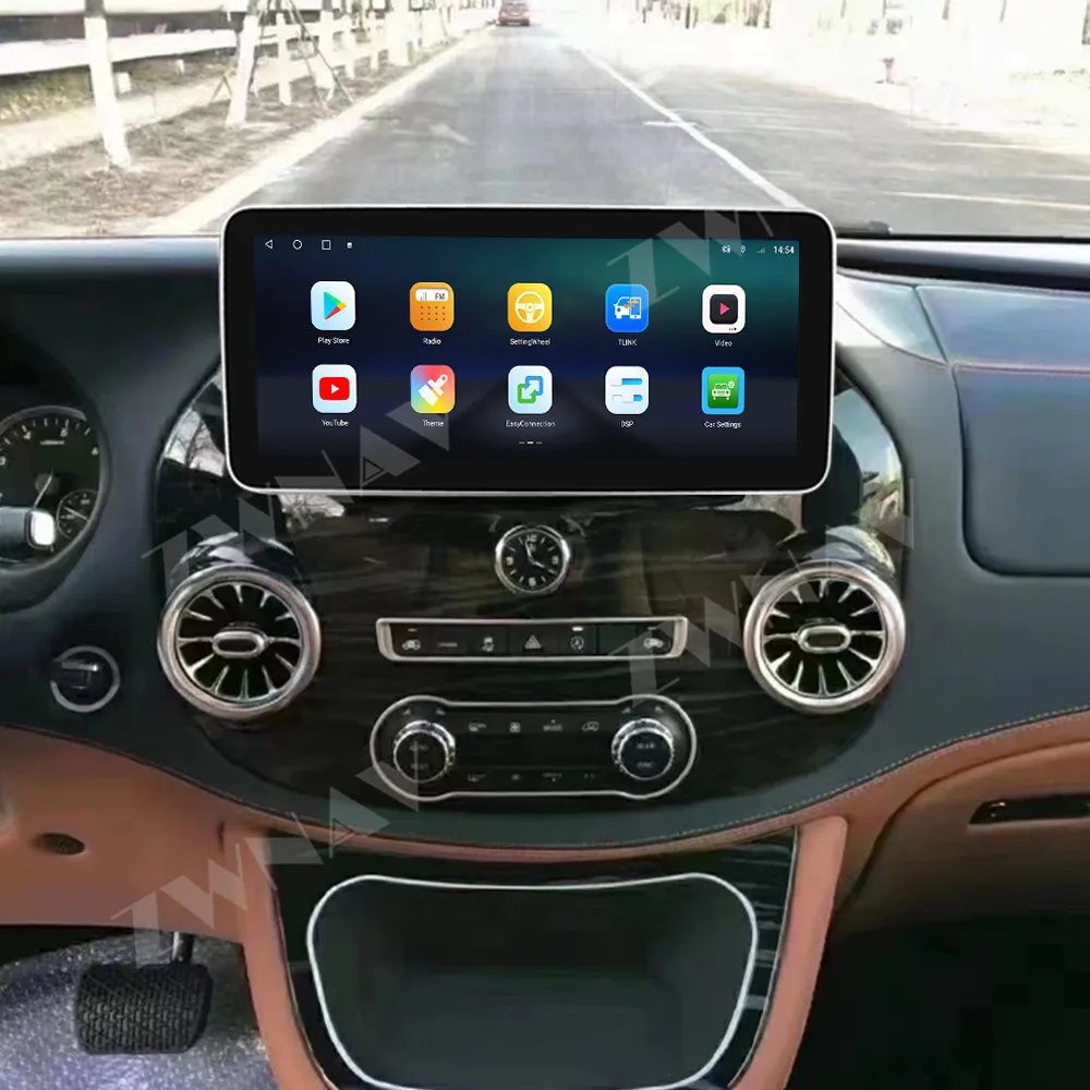 

Android 14 CarPlay 12,3-дюймовый экран для Mercedes-Benz Vito 2016-2021, автомобильное радио, GPS-навигация, мультимедийный плеер, головное устройство, авто
