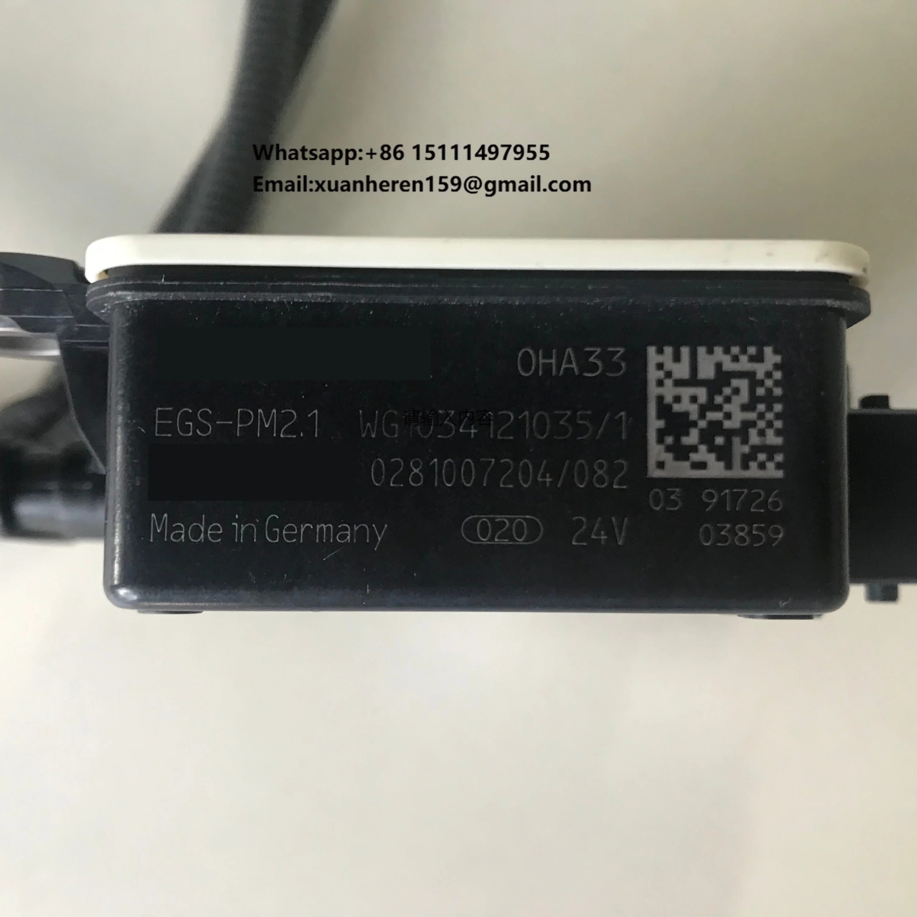 

PM Sensor 0281007204/082 EGS-PM2.1 24V OEM Original Commercial Vehicle for Sinotruk WG1034121035 for Boch