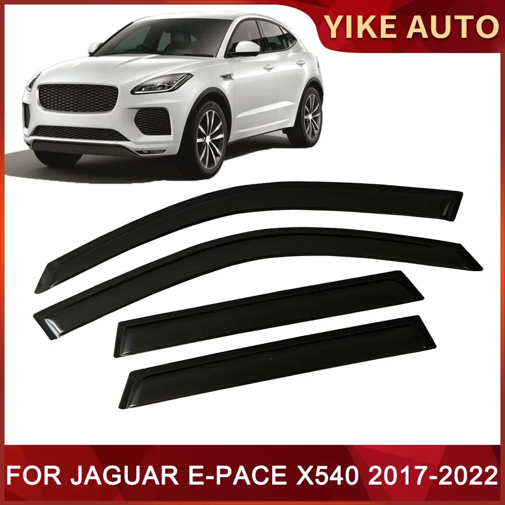 

Оконный козырек для JAGUAR E-Pace X540 2017-2022, дверной козырек с защитой от ветра, солнца, дождя, боковые окна, ветровые дефлекторы, автозапчасти