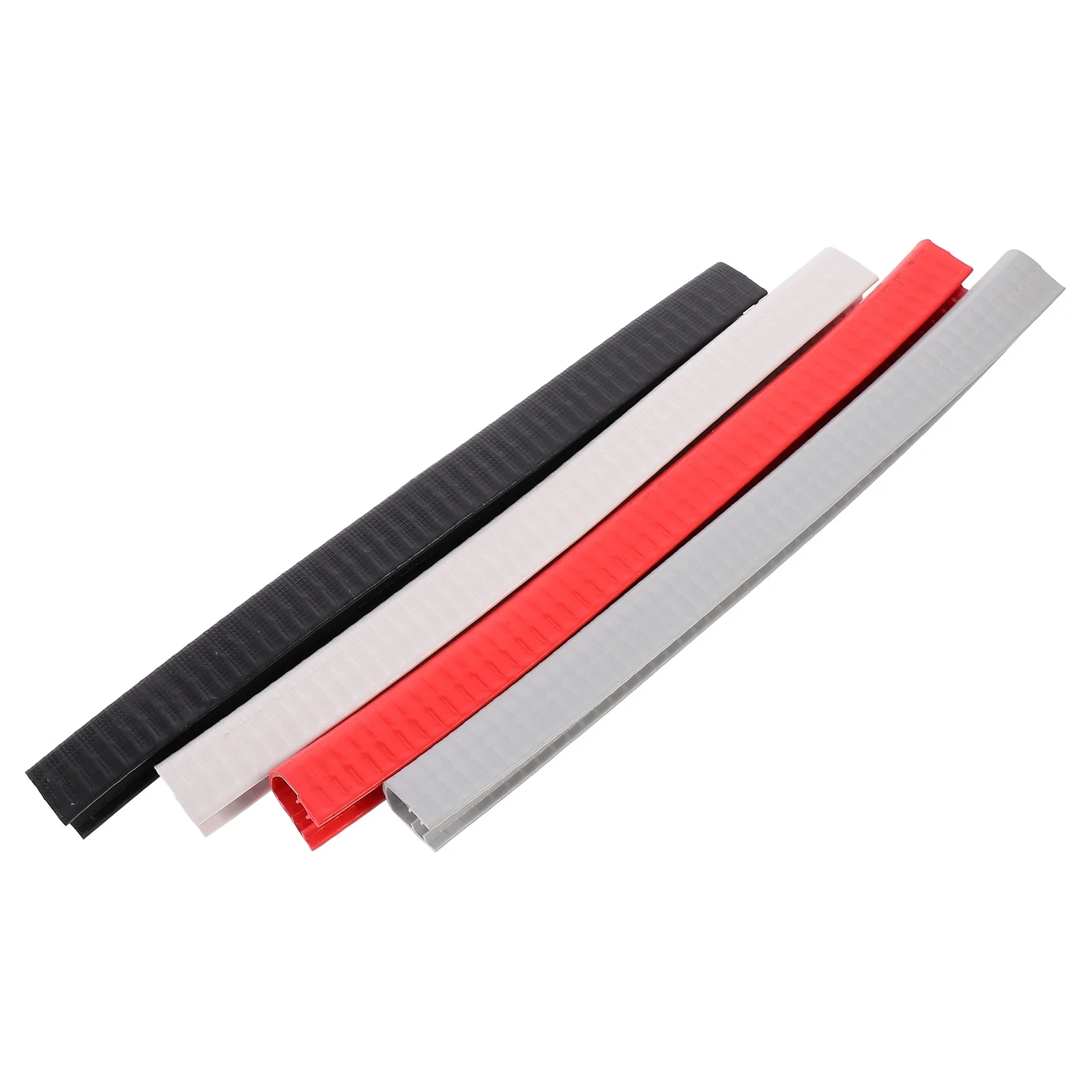 4 قطع من غطاء حماية حواف سطح السفينة، ملحقات لوح التزلج المضادة للتصادم، شريط مقاوم للصدمات، سهل الضغط على