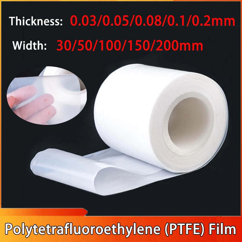 

Thickness: 0.03~0.2mm Width: 30/50/100mm Polytetrafluoroethylene (PTFE) Thin Film PTFE Membrane Directional Film