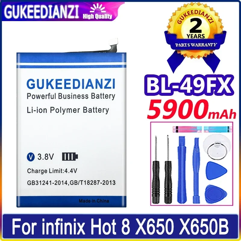 BL-44AX BL-44CX BL-39IX BL-49FX High Capacity Mobile Phone Battery For INFINIX Hot 8 9 Hot9 Spark 5 Pro Note 4 5 pro X687 X605