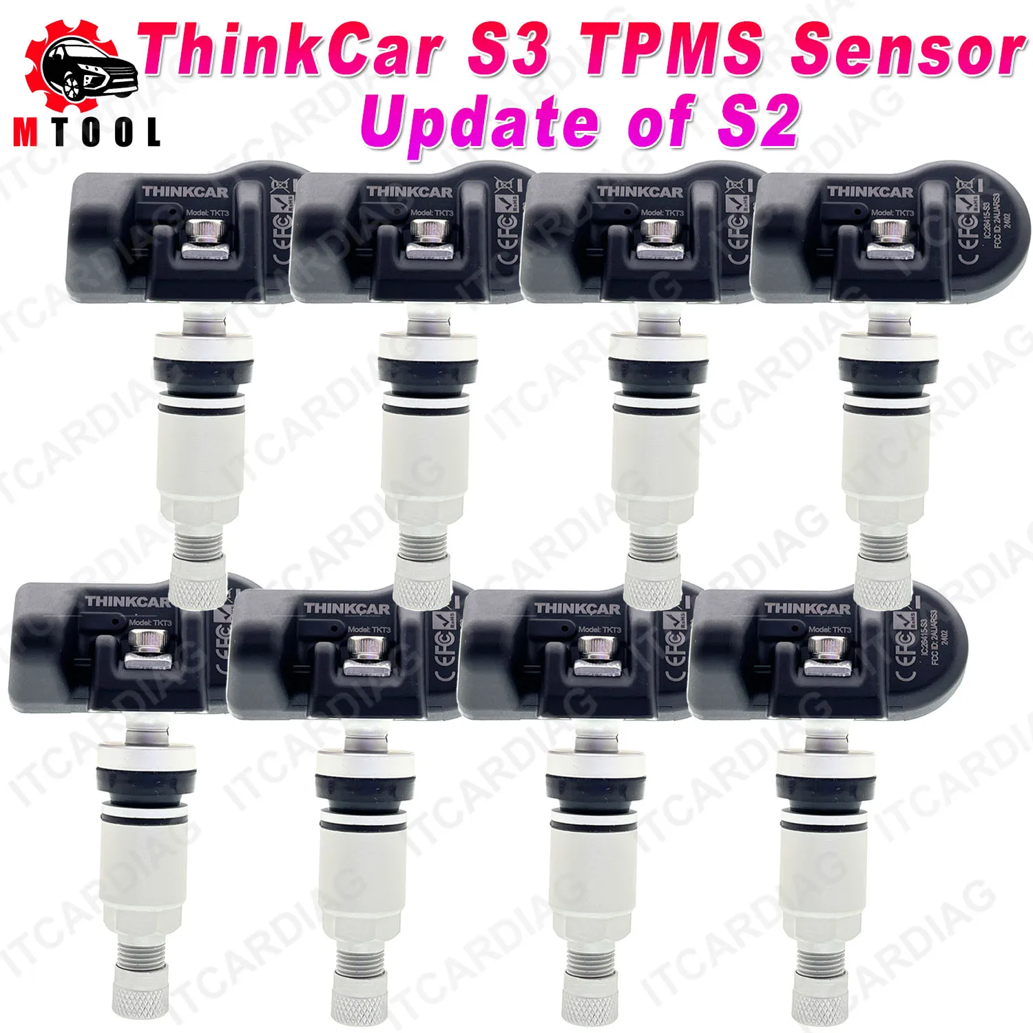 THINKCAR THINKTPMS S3 2in1 Sensor TPMS Universal 315MHz 433MHz Automotive Mechanical Workshop Tools TPMS Programm Update of S2