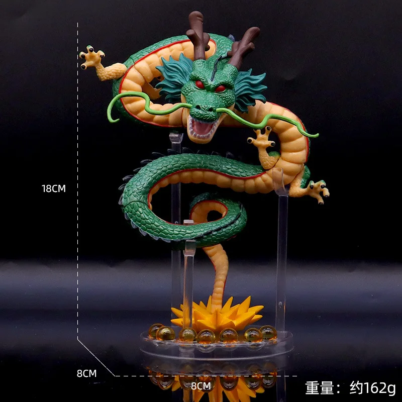 18CM Dragon Ball Z Shenron Anime Figure Figurine Shenlong Toys Desktop Decor Gift Handmade Model Children Fans Charm Statue Doll