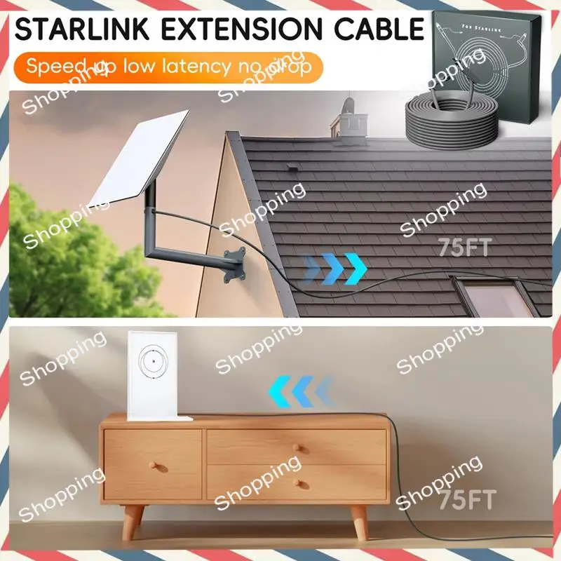 M20K For Starlink V2/Gen2 Router Cable Extension Web Replacement Plug And Dish For Starlink Satellite Cable Repair