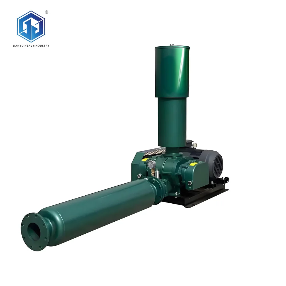 

Roots Blower for Pond Fish Farm Big Air Flow Three Lobe Cast Iron Blades Pump Blower