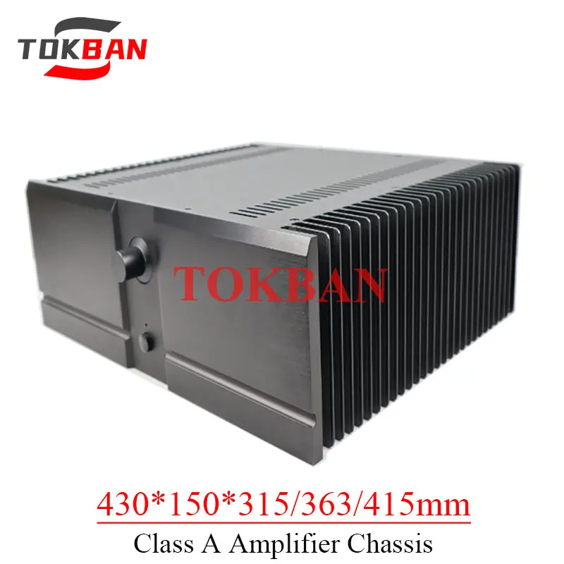 Tokban 430*150*315/363/415mm Całkowicie aluminiowa obudowa wzmacniacza mocy Obudowa wzmacniacza klasy A Obudowa audio Akcesoria