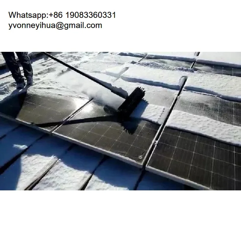 Solar Panel Dry Cleaning Brush Snow Cleaning Pole Equipment To Clean Solar Panels