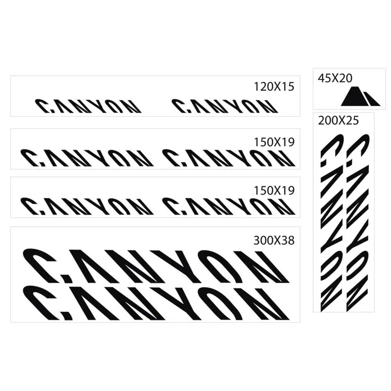 Bicycle Frame Sticker for Canyon Road Bike Mountain Bicycle MTB Race Cycling Decals CANYOU