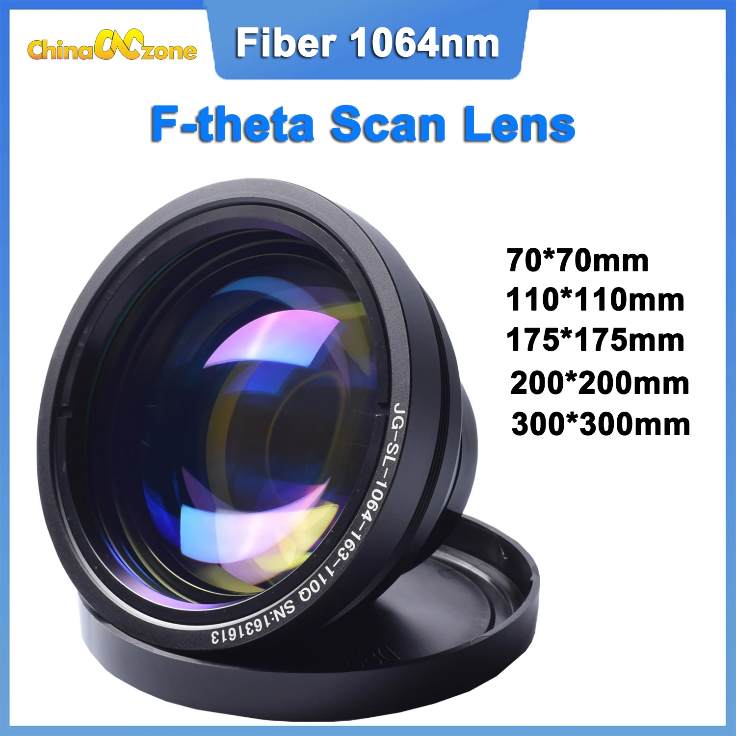 

F-theta Scan Lens Field Lens 1064nm length 100-420mm Optical Fiber Laser Marking Machine Parts Galvo System Focus Lens Laser