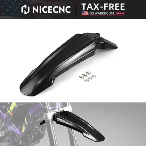 NICECNC For Surron Light Bee X Sur-Ron Light Bee S Front Fender Mudguard For Segway X160 X260 Electric Dirt Bike Accessories