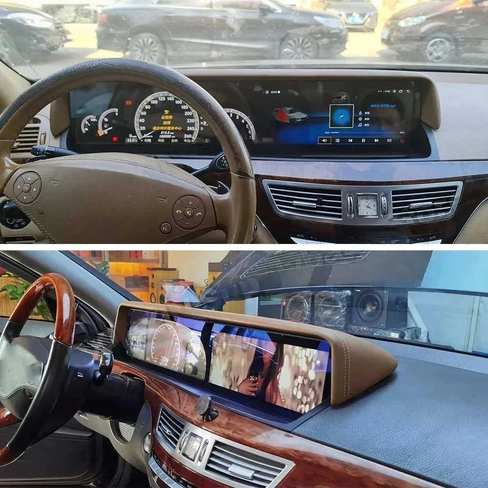 

Android 14 For Mercedes BENZ S Class W221 W216 CL 2005-2013Car Radio Stereo Receiver Autoradio Multimedia Player GPS Navigation
