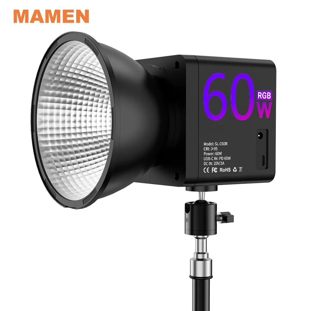 

Handheld COB 60W 13400mah Camera Lights Video Light Professional Photographic Flash Light for Shooting
