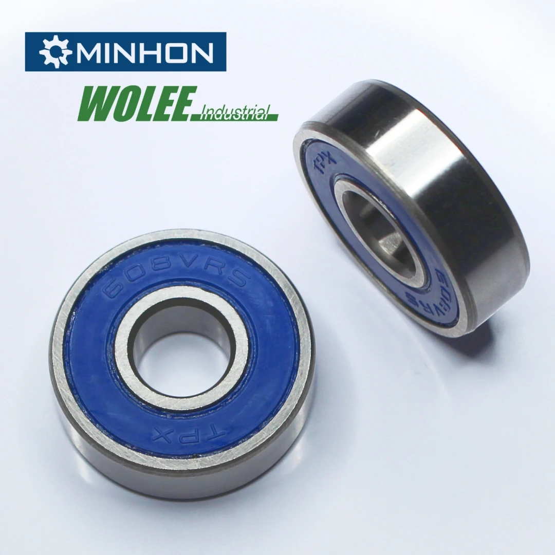 608-V-2RS Max Complement Ball Bearing 8x22x7mm for Bicycle 608VRSMAX High-Quality Wheel Bearing