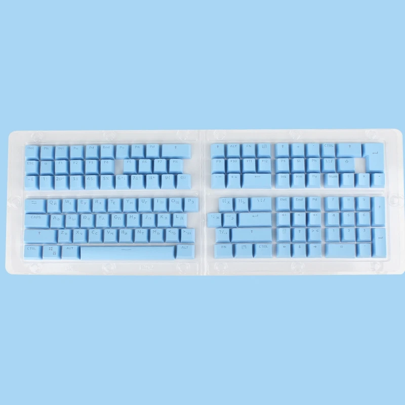 Russian Keycaps for Mechanical Keyboards with 108/104/87/64 Layout