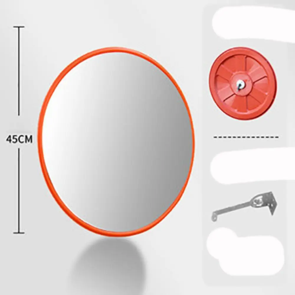 Automobiles 30/45cm Roadway Safety Traffic Driveway Security Curved Convex Mirror Road Mirrors Wide Angle