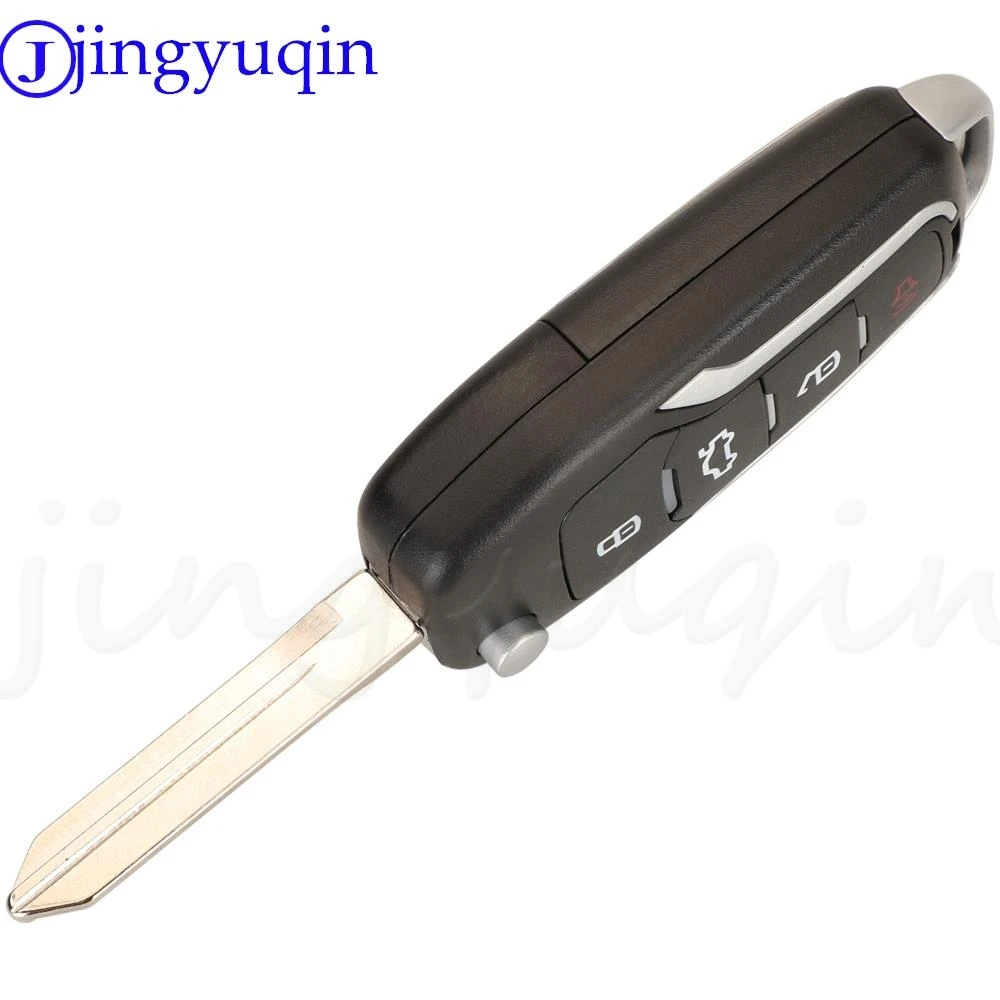 jingyuqin Upgraded Flip Remote Key For Ford Escape Focus C-Max Transit F250 F350 F450 Fob 315MHz 4D63 OUCD6000022 HU101/FO38