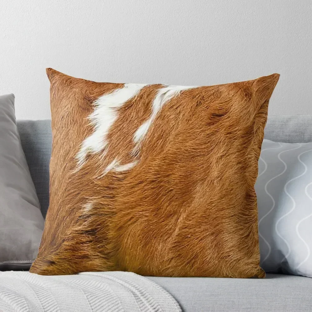 

Cowhide Throw Pillow Pillowcases Embroidered Cushion Cover Christmas Pillow Cases Couch Pillows pillow