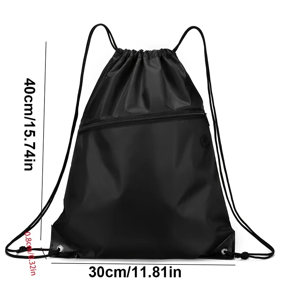 1 Piece Drawstring Bag, Large Capacity Drawstring Backpack, Outdoor Sports Travel Bag, Toiletry Bag