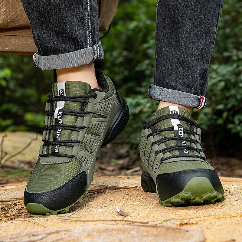 Lockless Fahrradschuhe für Herren, rutschfeste Outdoor-Mountain-Cross-Country-Wanderschuhe, atmungsaktive Sportschuhe, Rennradschuhe – Detail 11